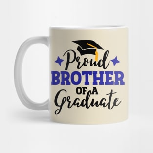 proud brother of a graduate; senior; school; student; graduating; graduation; party; event; family; proud; brother; proud brother; graduation hat; class of; class of 2024; Mug